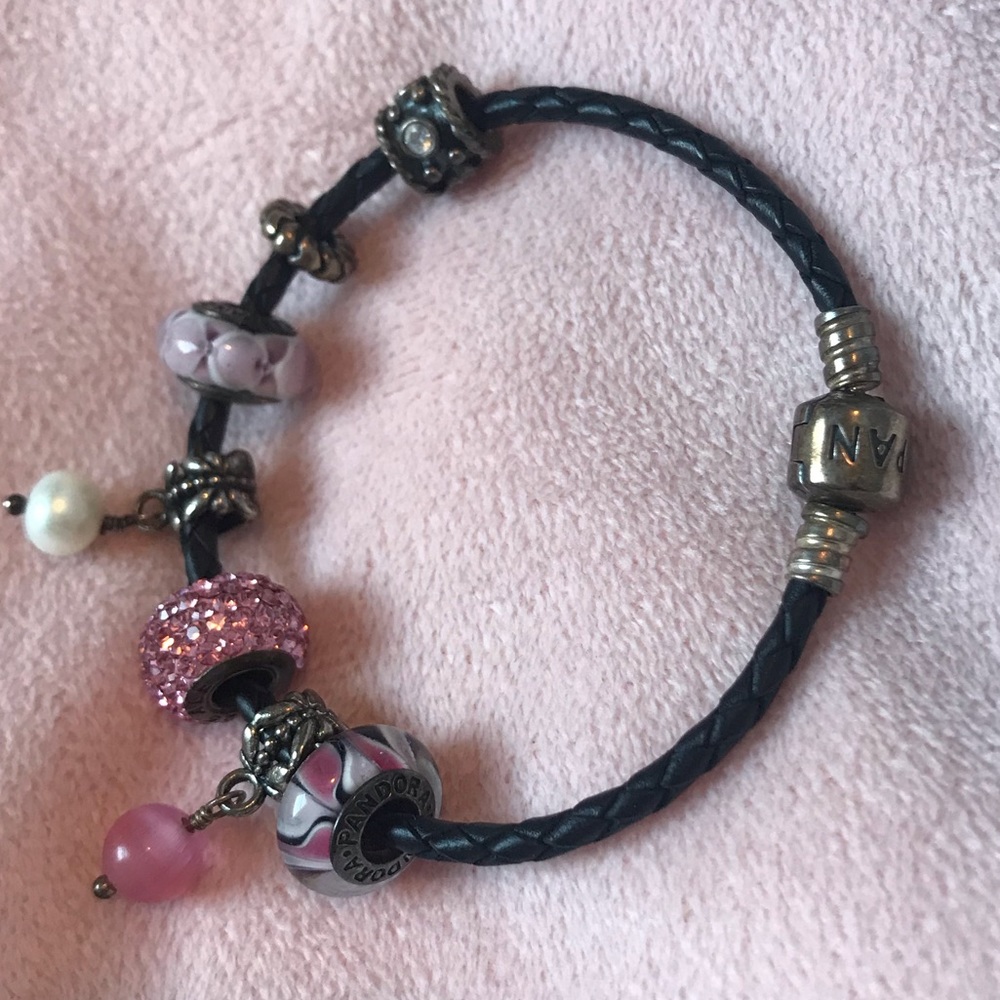 Pandora bracelet and charms